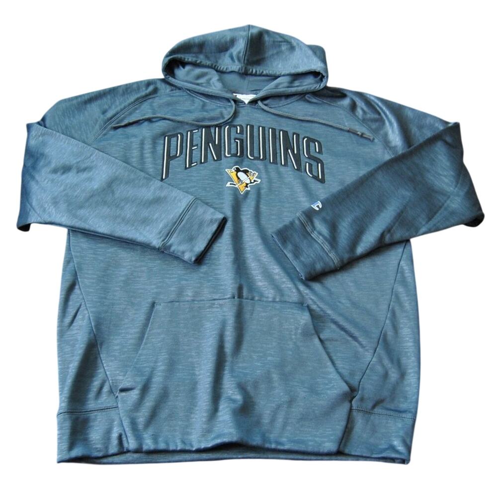 Pittsburgh Penguins Gray Champion Pullover Hoodie Large